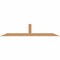 Ekena Millwork Portland Smooth Timber Gable Bracket, Western Red Cedar, 72"W x 15"H x 1 1/2"D x 3 1/2"F, 5/12 Pitch GBW072X15X0204POR00SWR - alternate 1